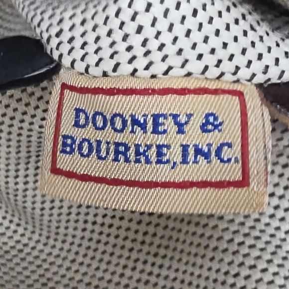 Vintage Dooney & Bourke Black Pebbled Leather Backpack - Picture 15 of 16